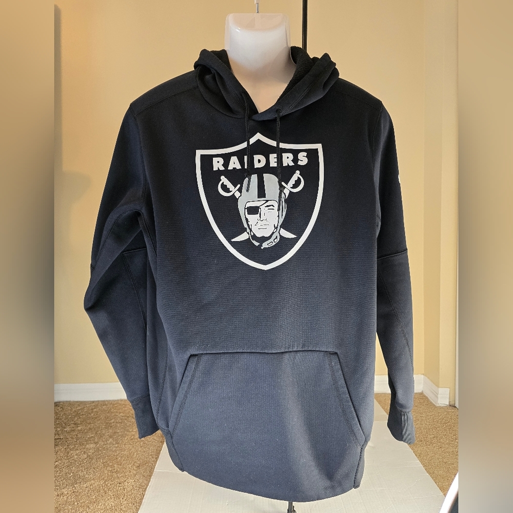 NIKE Dri-Fit RAIDERS NFL hoodie - size Medium